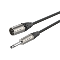 ROXTONE DMXJ250/6 Кабель микрофонный, D:6мм, 2x0,22mm2, XLR 3P male - 6,3mm mono Jack, 6м