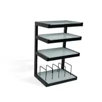 Стойка под Hi-Fi NorStone Esse Hifi VInyl Black/Frosted