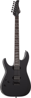 SCHECTER REAPER-6 CUSTOM LH GLOSS BLACK - леворукая электрогитара, 24 лада, корпус: африканский махагон, гриф: венге со вставками из углеводородного волокна, накладка: черное дерево, вклееный, звукосниматели: HH Schecter USA San Andreas, регулировки 1х гр