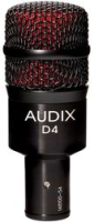 Audix d4  инструментальный динамический микрофон, гиперкардиоида, для ударных и перкуссии