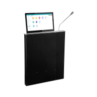 TS-FE156MT, ультратонкий моторизированный LCD монитор 15.6" с микрофоном и вторым LCD экраном 10.1"