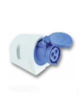 PCE Розетка наст 32А/500V/3P+E/IP44 124-10