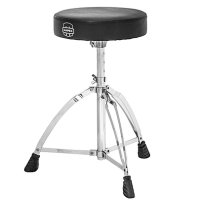 Mapex T270A Стул с круглым виниловым сиденьем, с осью без резьбы, двойные ножки