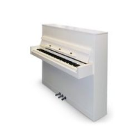 Петроф|Petrof p 118s1-silver(0001)  пианино, высота 118 см, цвет белый, полированное, серебряная фурнитура