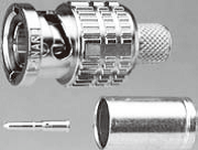 Canare BCP-A5 кабельный разъем BNC обжимной, 75Ом, предназначен для кабелей L-5C2V(S)