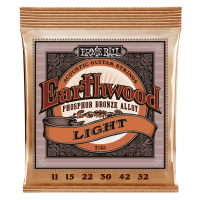 2148 - струны для акуст.гитары серии Earthwood Phosphor Bronze (11-15-22w-30-42-52), Ernie Ball