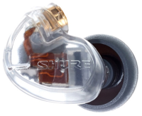 Shure se535-cl-right. правая часть наушника shure se535-cl, прозрачные