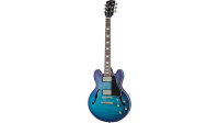 GIBSON ES-339 Figured Blueberry Burst полуакустическая гитара, цвет черничный берст, в комплекте кейс