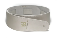 MB6061-119-03 Ремень для гитары, кожаный, белый, Mamba straps