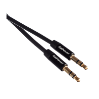 00-00032069 Переходник Jack 3.5мм(m)-Jack 6.3мм(f) черный, GoPower
