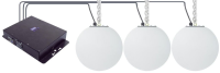 EUROLITE LED Ball 50 IP66 24V Декоративный LED светильник колорченджер 18хсиних, 36хзеленых, 27хкрасных светодиодов , управление DMX через контроллер, диаметр шара -500 мм