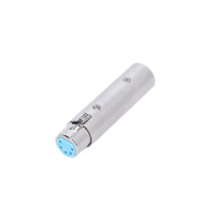 Adam hall k4axf5xm3 - адаптер 5-pin xlr (f) - 3-pole xlr (m), металлический