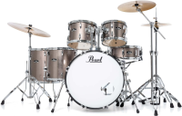 PEARL RS526SBC/C707 (RS525SB/CA707, RS525SB/CB707, RSN1414F/C707, SOL5003P) - барабанная установка из 6 брабанов (2216B/1008T/1209T/1414F/1616F/1455S), комплекта тарелок Sabian Solar, цвет: 707:Bronze Metallic