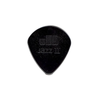 DUNLOP 47P2S Nylon Jazz II Black Stiffo упаковка черных медиаторов, (6шт.)