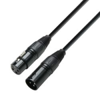 Adam hall k3 dmf 0600 - кабель dmx aes/ebu, xlr (f) - xlr (m), 0,22 мм2, 6,0 м, черный