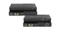 Удлинитель HDMI Infobit [E150U2] (Tx и Rx) 18,0 Гбит/с, 1080p до 150 м,  4K/60 до 120 м. Двунаправленный ИК, POC, KVM, HDCP 2.3. USB 2.0 Поддержка сенсорного экрана и камеры.