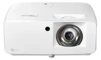 Лазерный проектор Optoma [UHZ35ST] DLP, 4K UHD (3840x2160);3500 lm;500000:1; Короткофокусный TR 0.496:1; HDMI 2.0 x2; AudioOUT 3,5mm jack x1; RS232; RJ45;USB A(1,5A); 15Wх1;35/28 dB;3 кг;белый (E9PD7LD11EZ2)