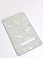 ST-BP-PWH крышка отсека для пружин тремоло, для гитары "Stratocaster", цвет белый перламутр, Donlis