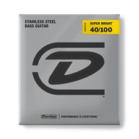 Dunlop dbsbn40100 super bright nickel  струны для бас гитары никель 40-100