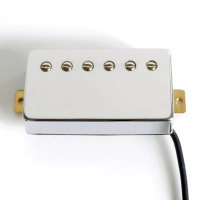 DL51-N-CR звукосниматель для 6-струнной электрогитары, хамбакер, для нековой позиции, магниты Alnico 5, 7,2 кОм, межструнное расстояние 50 мм, крышка хром, Donlis