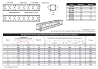 ИМЛАЙТ Q2-2000 Прямой модуль квадратной конфигурации длиной 2000мм, 350x350мм, d50x3 \ d16x2мм. Крепежный размер 230х230мм, М10. Рисунок перемычек круговой.