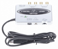 USB-аудиоинтерфейс BEHRINGER U-CONTROL UCA202 [2in/2out, S/PDIF-out, 16 бит/48 кГц, USB 2.0]