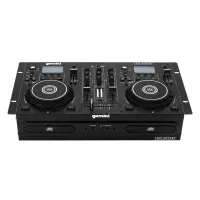 Медиа проигрыватель [CDM-4000BT] Gemini [CDM-4000BT] двойной USB/CD DJ проигрыватель с возможностью воспроизведения с USB-накопителей, CD-дисков и через Bluetooth; ЖК-дисплей; USB-A; Anti-Shock