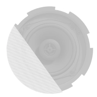 AUDAC GLI08I/OW Фронтальная всепогодная решётка-гриль для CIRA8. Цвет: Белый (RAL9016)