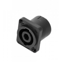 Adam hall k4psm4blk - разъем speakon (m), 4-pin, панельный