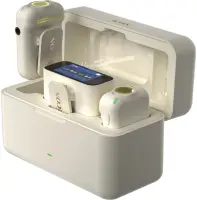 Радиосистема микрофонная [110802A2028] Icon [AirMic Pro White] передатчик с микрофоном/приемник: 2/1, всенаправленный, 2.4 ГГц, дистанция: 250 м, время работы приемника/передатчика: 8/8 ч, цвет: белый