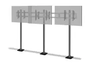 Модуль Wize Pro [MFVW55G3] с системой выдвижения для видеостен 46-55” max VESA 600x400, для стационарных и мобильных стоек, нагрузка на один модуль 50 кг, черн.