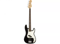 Бас-гитара Fender Player Precision Bass®, Pau Ferro Fingerboard, Black, 4 струны, привинченный гриф, корпус - ольха, гриф - клён, накладка - Пао Ферро, мензура 34 дюйма, 20 ладов, Мексика