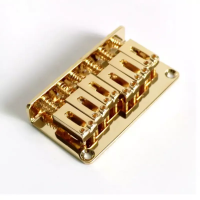 SFB001-GD струнодержатель фиксированный "Hardtail", рамка под хамбакер, 6 цинковых седел, межструнное расстояние 10,5 мм, золото, Donlis