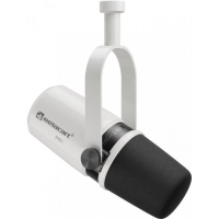 PM1 White/ Кардиоидный динамический микрофон с держателем. / RELACART