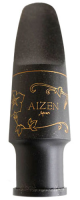 Tenor saxophone mouthpiece Aizen Kurogane Titanium TSSOT-7* - Tenor saxophone mouthpiece made of composite titanium rubber with horseshoe-shaped chamber and short shank for classical and jazz performance