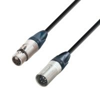 Adam hall k5 dgh 0150 - кабель dmx, neutrik 5-pin xlr (m) - 5-pin xlr (f), 0.22 мм2, 1.5 м