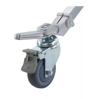 KC-100S Casters dia/100mm leg size 25.4x25.4mm комплект колёс KUPO