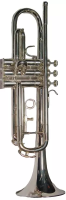 Pierre Cesar M5210MS помповая труба Bb, серия Conductor, клапаны из сплава Monel, покрытие корпуса серебро, в пластиковом кейсе. Китай