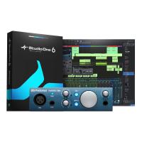 Аудиоинтерфейс USB [2777700107] Presonus [AudioBox iOne] 24бит/96кГц, XLR микрофонный вход, питание +48 В, 2x 1/4 TRS линейные выходы, 1/4" TRS Jack стерео выход на наушники, порт USB-B