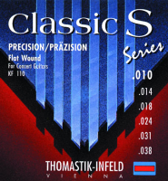 Acoustic guitar string set Thomastik KF110 - Струны для акустической гитары с обмоткой нержавеющей сталью и никелем по стальной основе, стальная ми.
