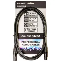 Микрофонный кабель AuraPRO SLV-XM/XF-3m