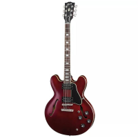 GIBSON 2018 MEMPHIS ES-335 SATIN WINE RED - Гитара полуакустическая