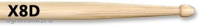 Барабанные палочки орех VIC FIRTH X8D