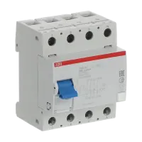 Выключатель дифференциального тока ABB 2CSF204001R3950 4мод.F204 AC-125/0,3