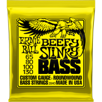ERNIE BALL 2840 - струны для бас-гитары Nickel Wound Bass Beefy Slinky (65-80-100-130)