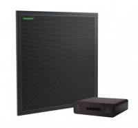 SHURE MXA910B-USB-P Потолочный микрофонный массив MXA910B черного цвета и сетевой аудиоинтерфейс ANIUSB-MATRIX
