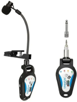 Беспроводной микрофон для саксофона kimafun km-u306a - беспроводной 2.4 ггц ненаправленный конденсаторный микрофон для саксофона или трубы