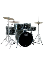 Mapex CM5295FTCFJ Ударная установка из 5-ти барабанов, COMET series: BD2216, TT1007, TT1208, FT1614, SD1450, педаль P250, стойки: H250, C250, B250, S250, стул T400, тарелки 14" HIHAT +16" CRASH + 20" RIDE, цвет EBONY YELLOW GRAIN
