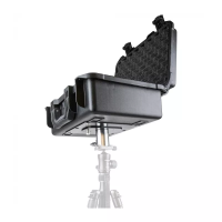 CST2418 жесткий кейс с наполнителем, черный, с адаптером для стойки KUPO