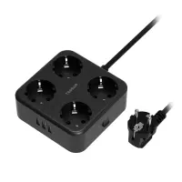 Сетевой фильтр Tessan TS-302 black